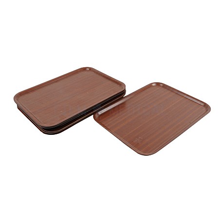 Dark Wood Trays Priced Individually 